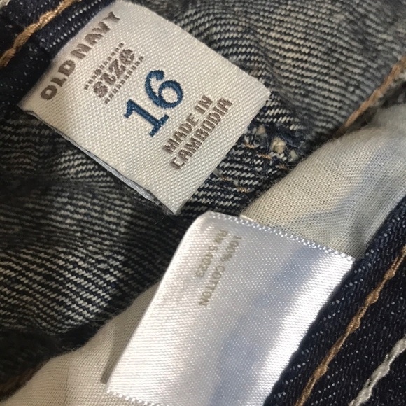 Old Navy Cut Off Jean Skirt - Picture 2 of 8